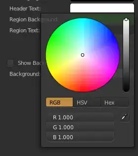 Header Text Color via Theme > Info