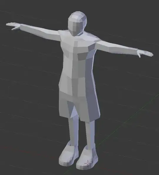 low poly character model