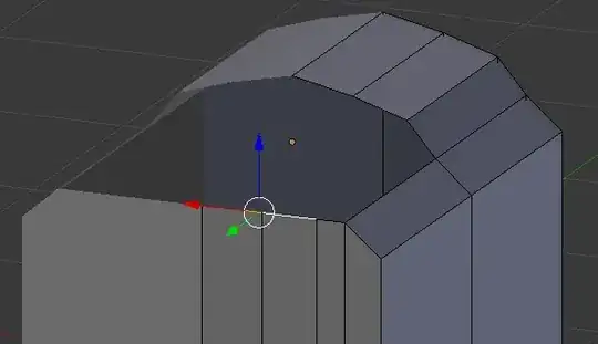 selected edges to extrude