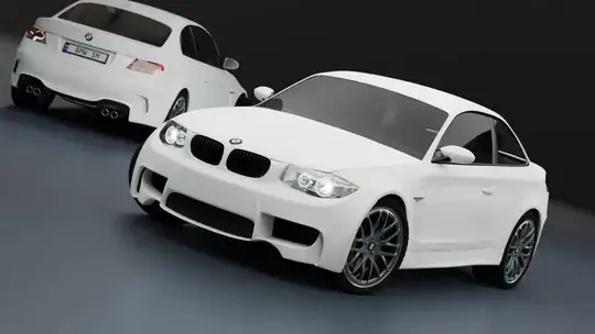 Matte car paint white using Velvet BSDF