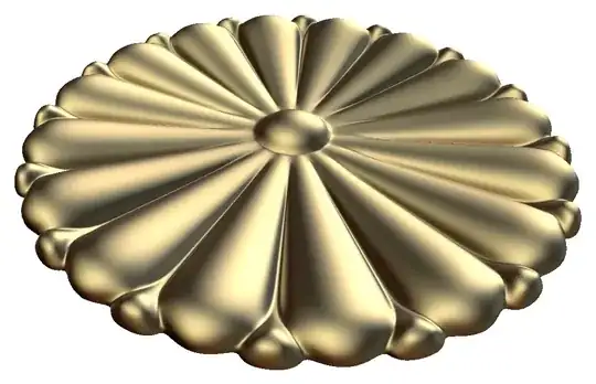 Crysanthemum Crest: Final result.