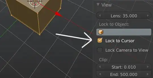 Lock view to cursor