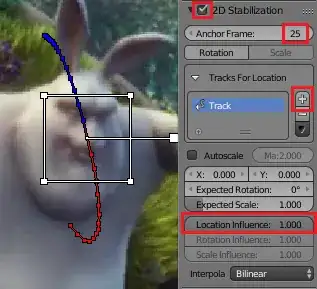 tracking, stabilization 2D