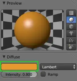 in the Diffuse panel