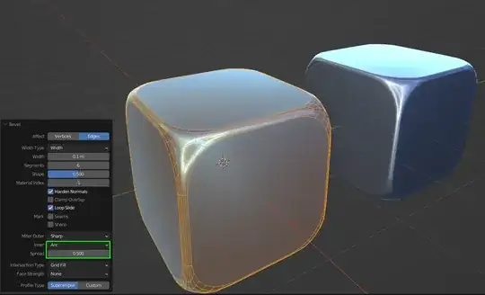 Corner Edge Bevel SetUp