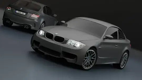 Matte car paint black using Velvet BSDF