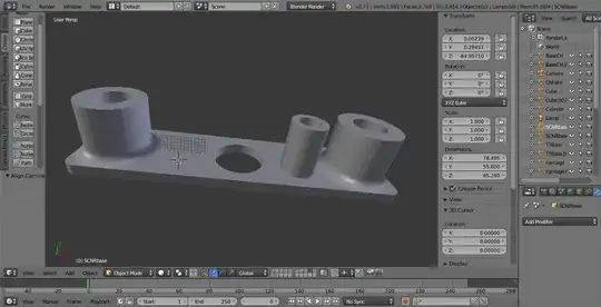 mounting plate and new cylinder