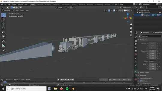 This is the model with the rig.