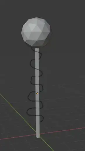 Black line is what i want but thicker