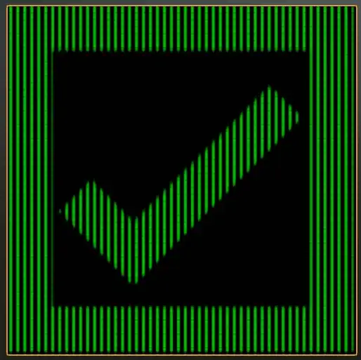 Zoomed in (green image)