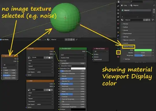 procedural texture selected