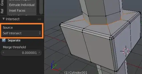 using intersect tool image