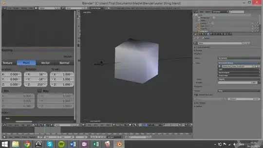 screen shot of blender