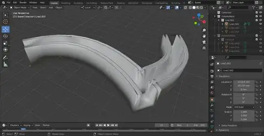 Outer(Line1 + Line2) - Middle (Line1 + Line2)