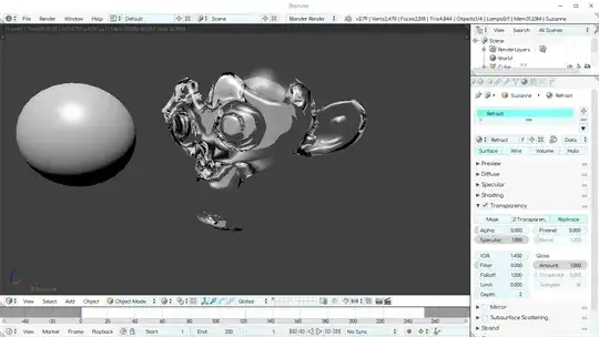 A screenshot showing the Blender Internal refraction capability
