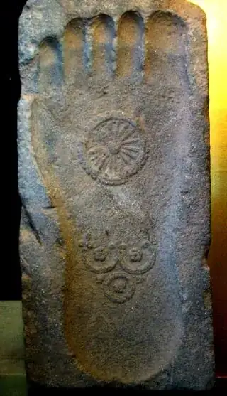 footprint of the Buddha