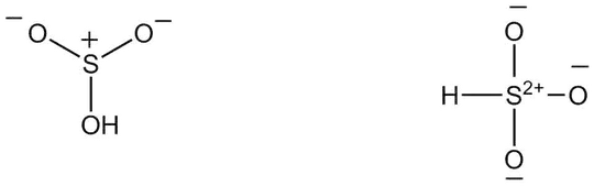 Formulae for (HSO3)-