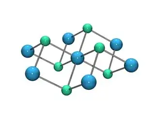The coordination environment in anhydrous cobalt chloride