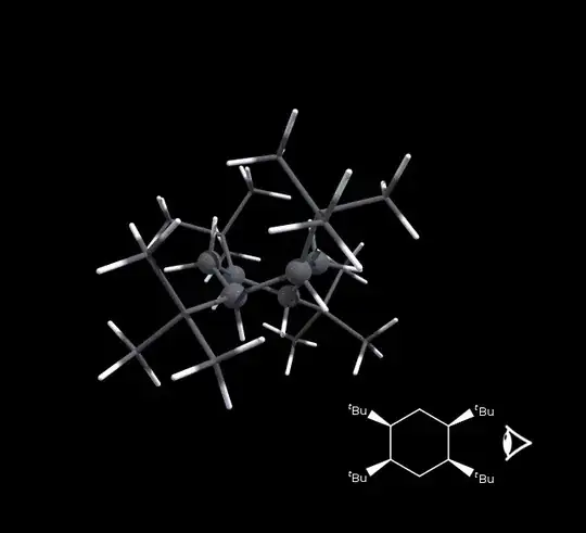 twist-boat conformation of (*1R*,*2S*,*4R*,*5S*)‐1,2,4,5‐tetra‐tert‐butylcyclohexane