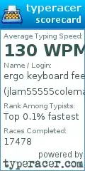 Typeracer flair