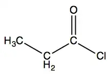 1, Propanoyl chloride