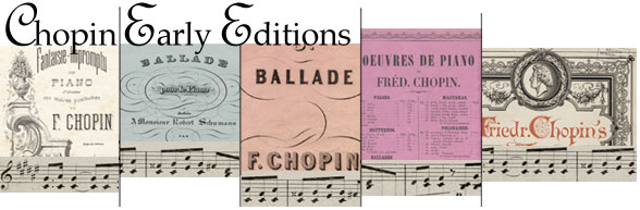 Chopin Early Editions