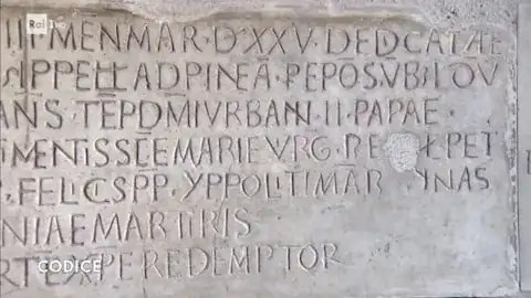 A stone inscription in the church records the fact that it guards the relics of St Peter and other early popes, as well as martyrs Credit