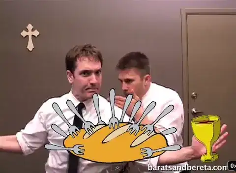 A screenshot of the Bible In a Minute video by Barats and Bereta