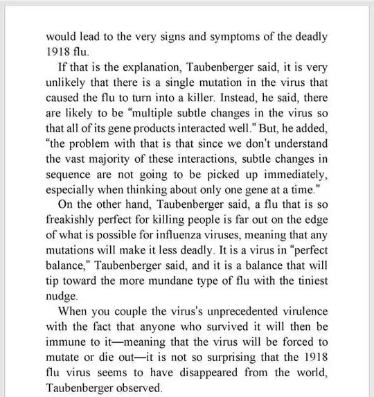 Flu by Gina Kolata, p.304