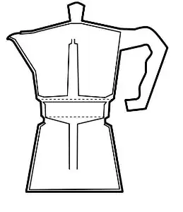 Moka pot animated image from user Alborzagros