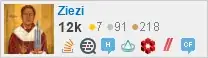 profile for Ziezi on Stack Exchange, a network of free, community-driven Q&A sites