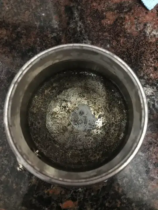 Inside of the moka pot