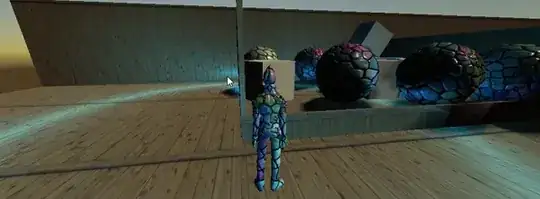 Example scene lit by a torus