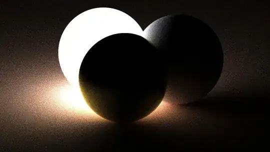 3 spheres on a plane