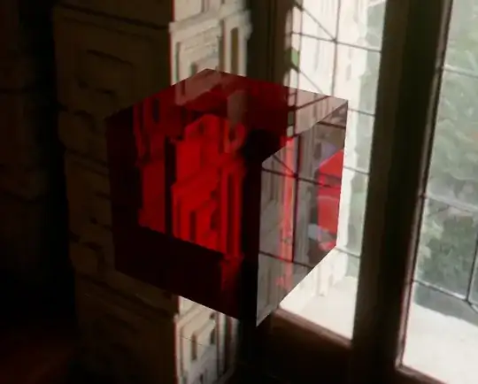 path-traced glass cube