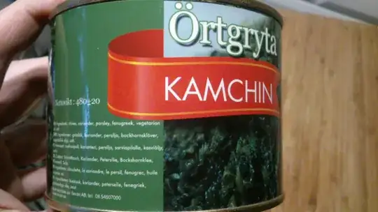 the can I found in my pantry