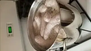 sausage (post foam-removal)