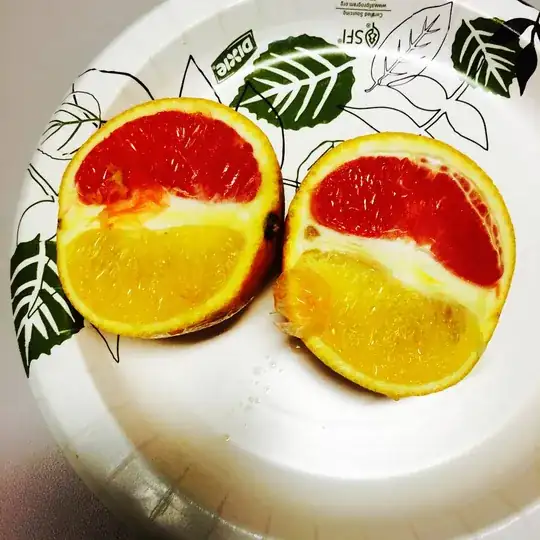 Half blood orange