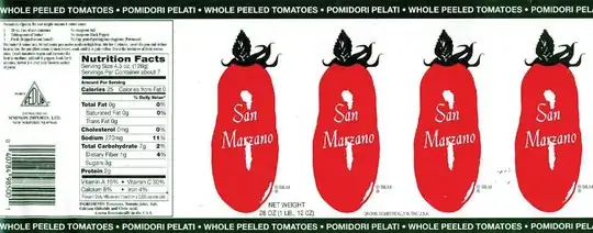 San Marzano label