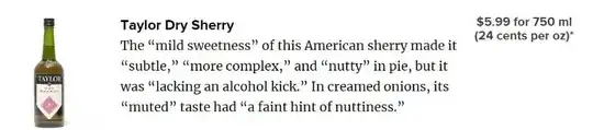 Taylor Dry Sherry
