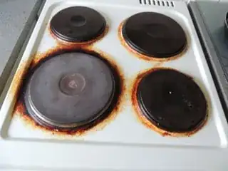 dirty stove
