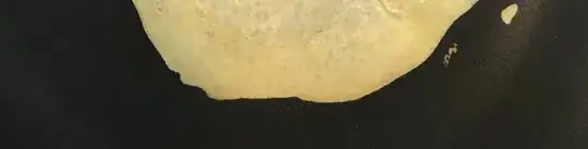 making crepes on non-stick pans