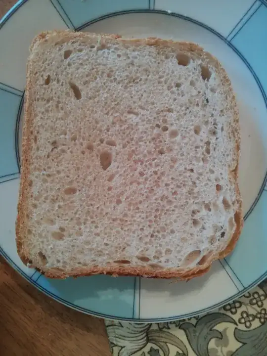Bread made with 50% yeast