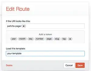 Route using asterisk