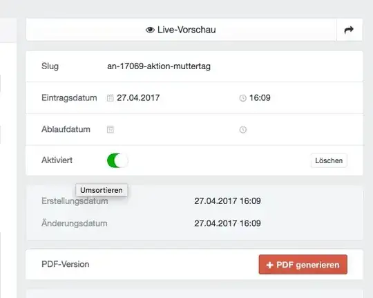 Click on the red button should trigger a Garnish Hud