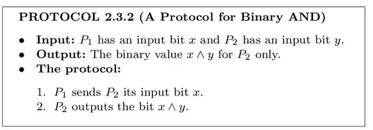 Protocol 2.3.2 (A protocol For Binary AND)