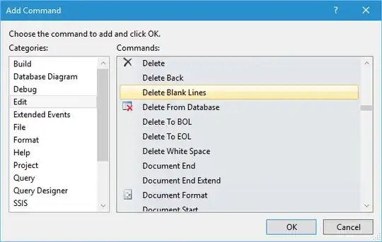 Add Command window