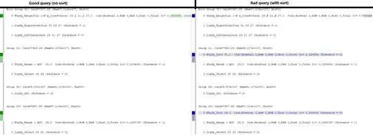screenshot of final memo structure for each query