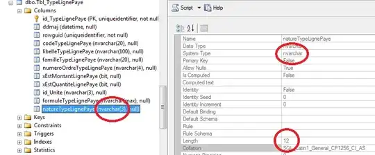 field type and length