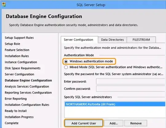 Database Engine Configuration